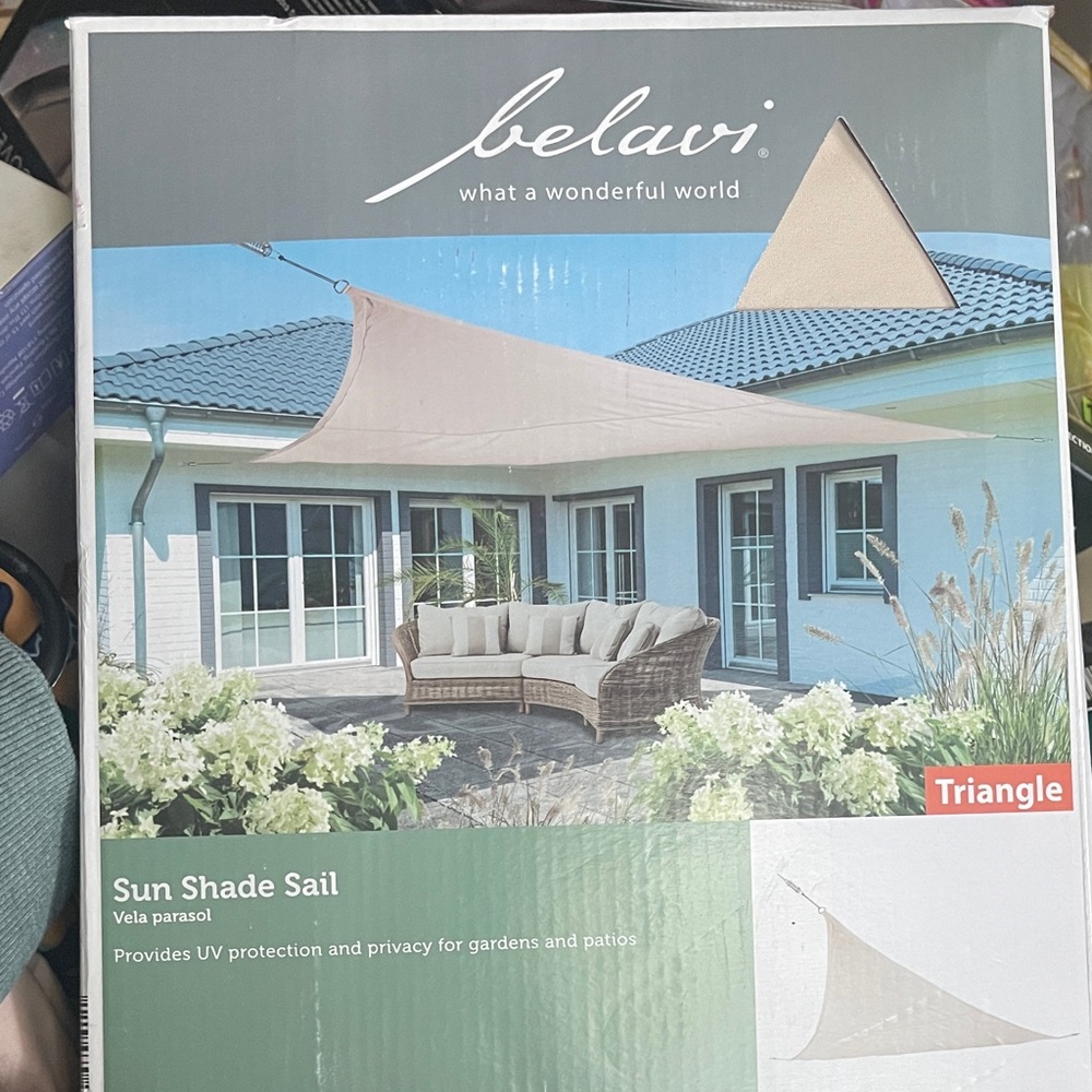 Cream Sun Shade Sail